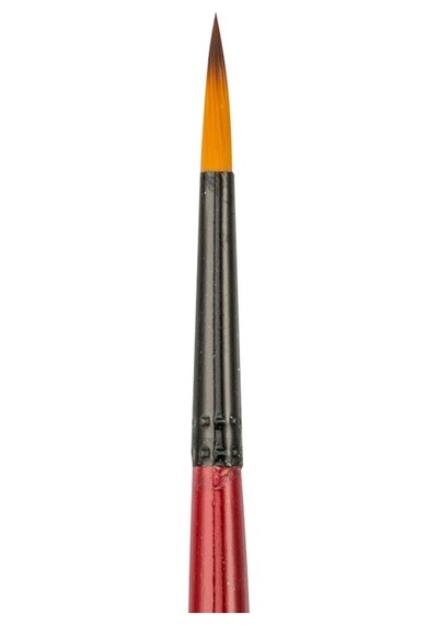 Bigpoint 123 Serisi Sentetik Kıl Yuvarlak Fırça No: 5/0 X 12 Adet