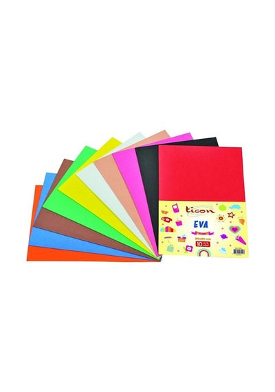 Ticon Eva Klasik (2 Mm) 20x30 CM 10 Renk Karışık Paket