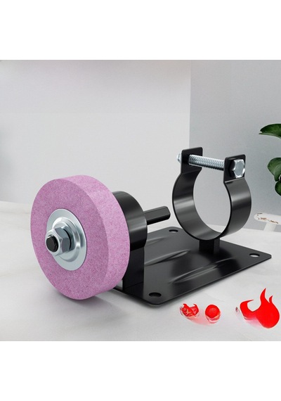 Homyl Elektrikli Matkap Kesme Standı Taşlama Pembe-disk