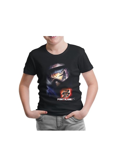 Lord Tshirt Point Blank Siyah Çocuk Tshirt