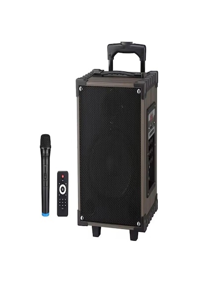 Lt-908 Süper Bass Şarjlı Mikrofonlu Hoparlör Karaoke Sistemi 40 Watt Taşınabilir Parti Box