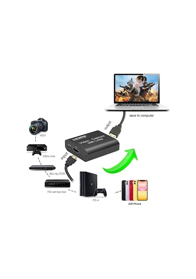 4759 Hdmi 4k Video Capture Ezcap Usb Video Capture Hdmi Kaydedici Yakalama Kartı