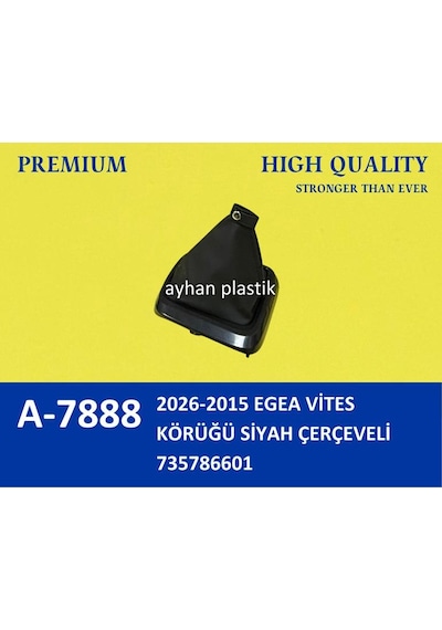 Ilkeshop 2026-2015 Egea Vites Körüğü Siyah Çerçeveli Sıyah