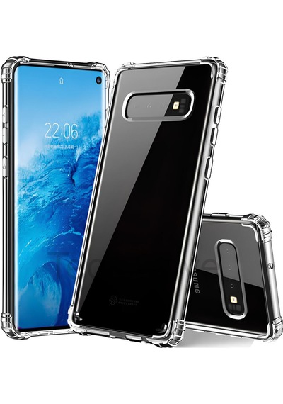 Samsung Uyumlu Galaxy S10 Kılıf Şeffaf Ekstra Darbe Korumalı Kapak