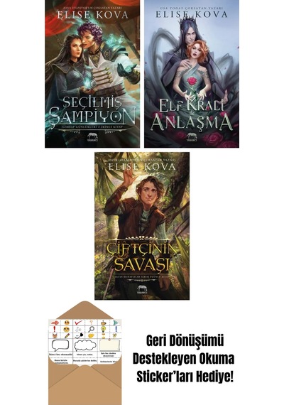 Seçilmiş Şampiyon Girdap Günlükleri İkinci Kitap + Elf Kralı İle Anlaşma + Prensin Kılıcı Altın Muhafızlar Serisi 2