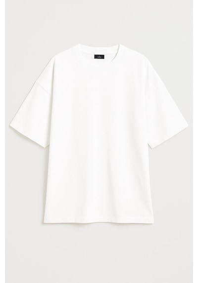Erkek Bisiklet Yaka Oversize %100 Pamuk T-shirt Çok Renkli