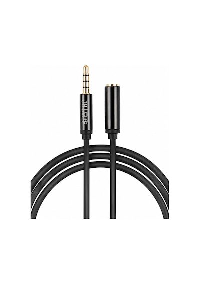 3.5mm Aux Ses Uzatma Kablosu 3 Metre, Erkek Dişi Stereo Jack Kablo, Telefon Tablet Tv Bilgisayar Kulaklık Hoparlör Araç Ses Sistemi Uyumlu, Altın Kaplama Tak Çalıştır A130h