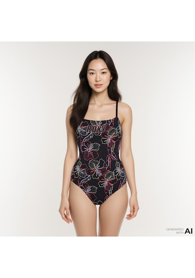 Roxy Active Basic One Piece Pt Kadın Siyah Mayo Erjx103708