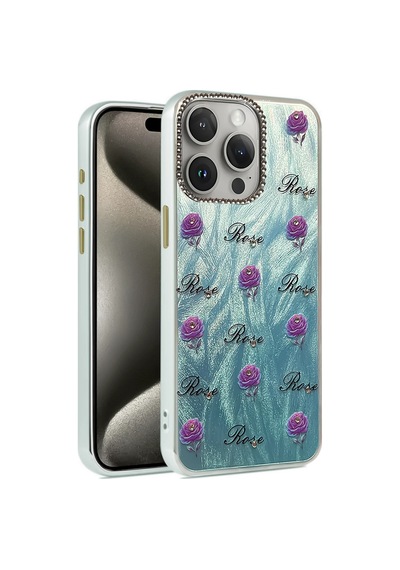 Newface - 477 - Apple iPhone Uyumlu 14 Pro Kılıf Blade Aynalı Desenli Kapak - - Csmo-tex - Desen 9