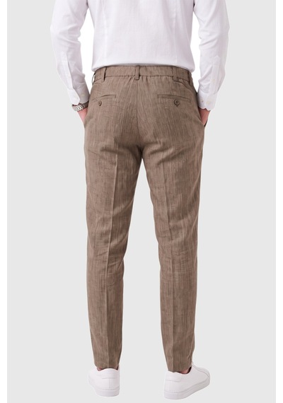 Rizzup Erkek Slim Fit Kırçıllı Açık Kahve Kumaş Pantolon İpli Esnek Bel Likralı Spor Şık Pantolon 2700252 Rizzup Erkek Slim Fit Kırçıllı Açık Kahve Kumaş Pantolon İpli Esnek Bel Likralı Spor Şık Pantolon 2700252