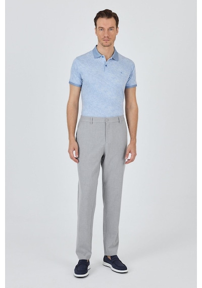 İmza Gri Esnek Yandan Cepli Casual Standart Fit Jogger Pantolon 1003250119 Gri