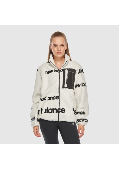 New Balance Nb Lifestyle Unisex Sweatshirt Uniseks Beyaz Sweatshirt - Unc3358