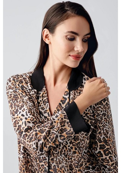 Artış 22107 Leopar Pijama Takımı 001