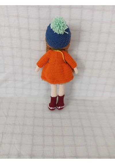 Kış Bebek Amigurumi Organik Oyuncak Bebek