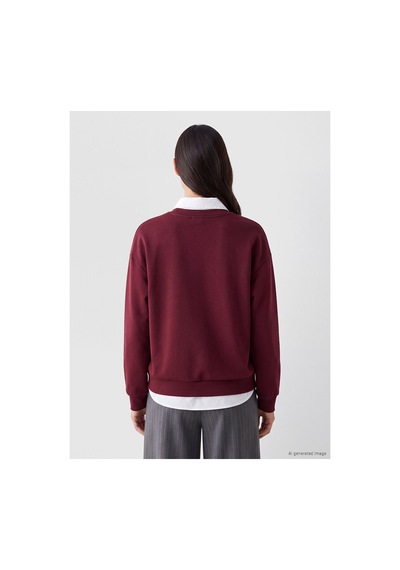 LC Waikiki Alıta Cıty Farkıyla Lcw Everyday Bordo Soft Touch Kadın Sweatshirt Bordo - 924122425 Bordo LC Waikiki Alıta Cıty Farkıyla Lcw Everyday Bordo Soft Touch Kadın Sweatshirt Bordo - 924122425 Bordo