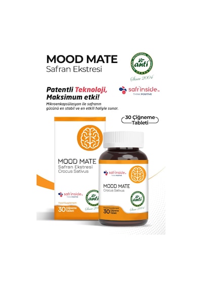 Mood Mate Safran Eki Tableti 30 Tablet