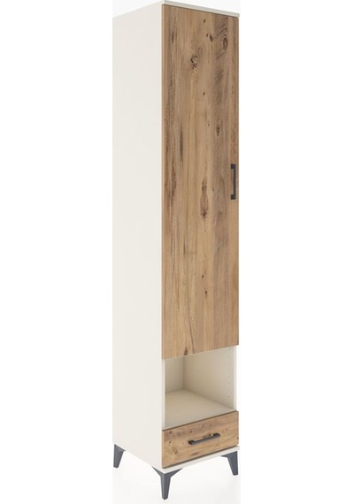 Hyperion Dolap 4 Raflı Tek Çekmeceli Tek Askılı 44x44x221 Aytaşı-çam Aytası