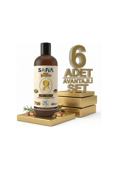 Safia Kapalı Saçlar İçin Şampuan 6x400 Ml