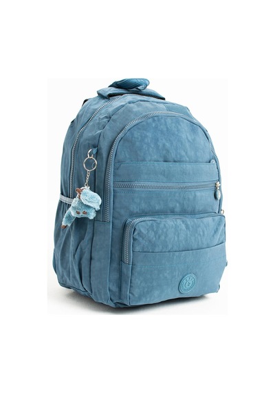 Ultra Hafif Çok Cepli Orta Boy Sırt Çantası Unisex Mavi Model: 571-3e - Mavi
