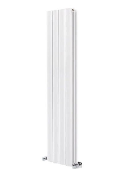 1500 x 315mm Yüksek Isı Kapasiteli Dekoratif Amber Dikey Aluminyum Beyaz Radyatör