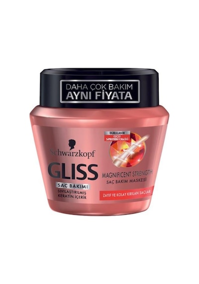 Gliss Magnificent Strength Saç Bakım Maskesi 300 ML