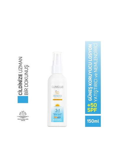 Cliniclab Besleyici ve Nemlendirici Güneş Losyonu SPF50+ 150 ML