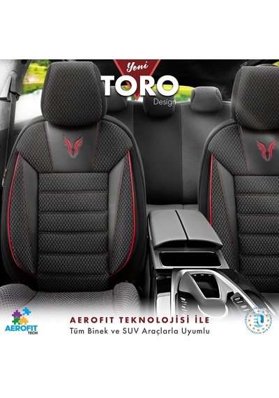Toro Design Ortopedik Ekstra Destekli Oto Koltuk Kılıfı Özel Pamu
