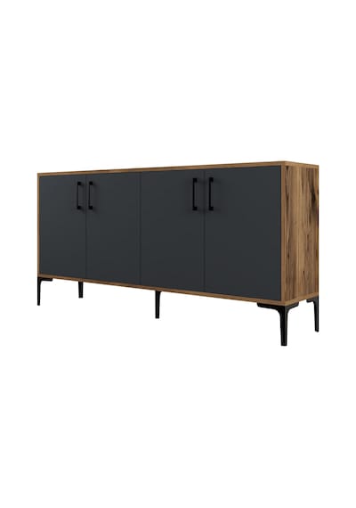 Kiev 160cm Konsol - Ceviz / Antrasit