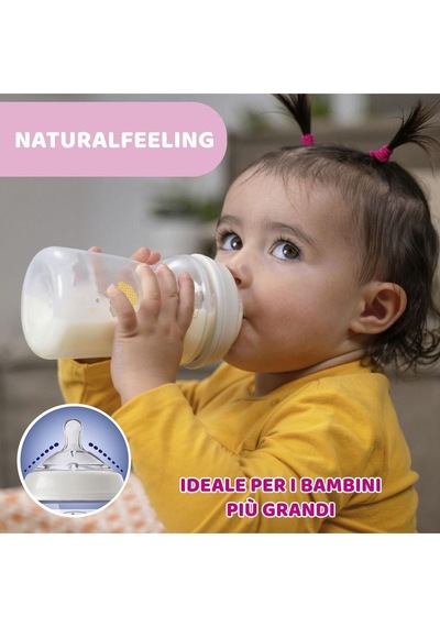 Chicco Natural Feeling Pp Biberon 330Ml Desenli 7694797119571