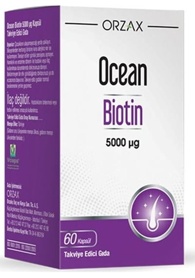 Ocean Selenyum 200 Mcg 60 Tablet + Ocean Biotin 5000 Mcg 60 Kapsül