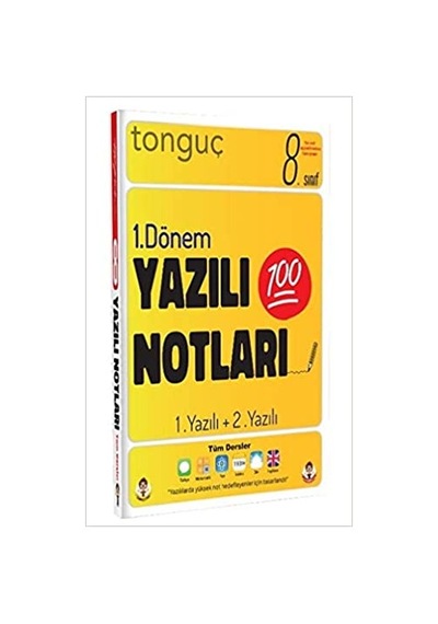Tonguç Yayınları 8.Sınıf 1.Dönem 2.Yazılı Notları