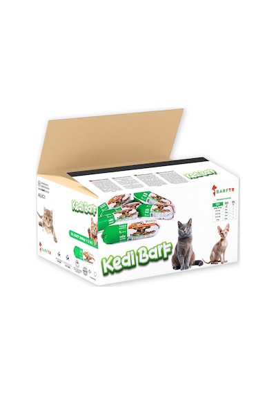 Barftr Kedi Barf 3 KG Yetişkin Kedi Maması 15 x 200 G