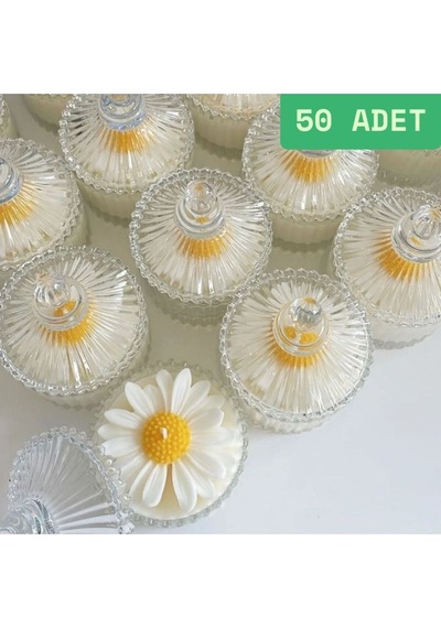 Bernami Biblo Pinterest Mikalı Kokulu Papatya Mum Hediyelik, Nikah, Doğum, Sünnet, Düğün, Nişan, Söz. - 50 Adet