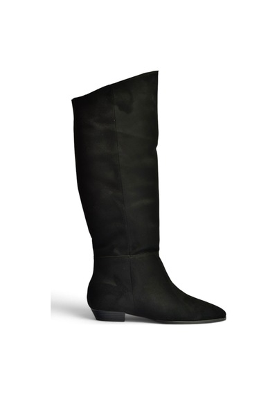Fox Shoes Z404202702 Siyah Süet Klasik Kadın Çizme