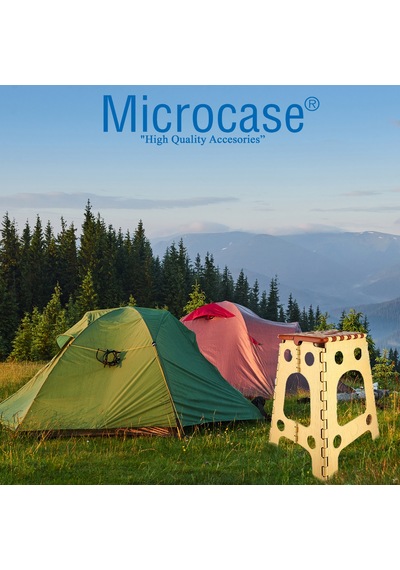 Katlanır Portatif 3 No Kamp Sandalyesi Tabure 45.5 x 35 CM al3888 Krem