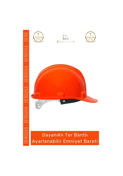 Baret Essafe Ce Belgeli Ekonomik Havalandırmalı Ayarlı Mühendis Güvenliği Turuncu Emniyet Bareti