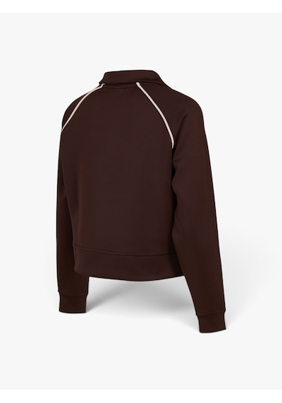 New Balance Nb Lıfestyle Women Full Zıp Kadın Kırmızı Sweatshirt - Wnj3626