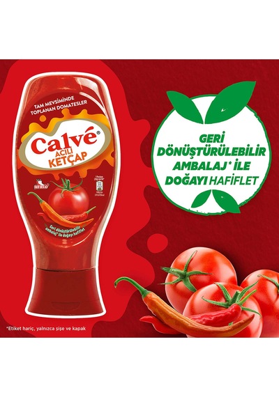 Acılı Ketçap 610 G Mayonez Yağı Azaltılmış 540 G 2'li Set X3 Adet