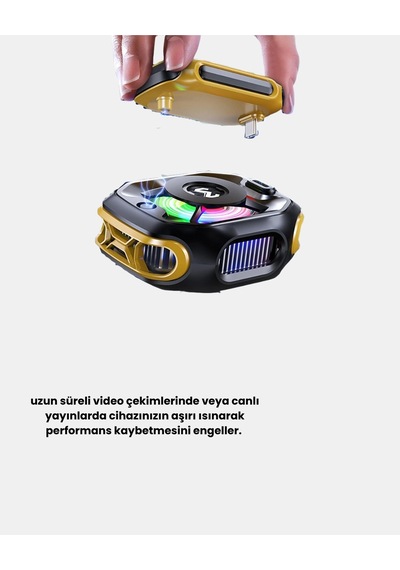Tec Teknolojili Telefon Soğutucu Yüksek Verimli Ve Oyun Konsantrasyonlı Najmaddin