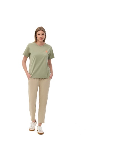 Columbia Csc Stacked Mini Gem Logo Kadın Kısa Kollu T-shirt Cs0316 Yeşil