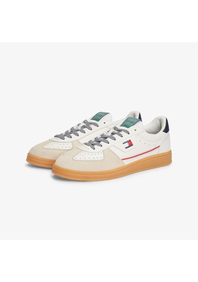 Tommy Hilfiger The Greenwich Edge Leather Erkek Bej Spor Ayakkabı Em0em01731