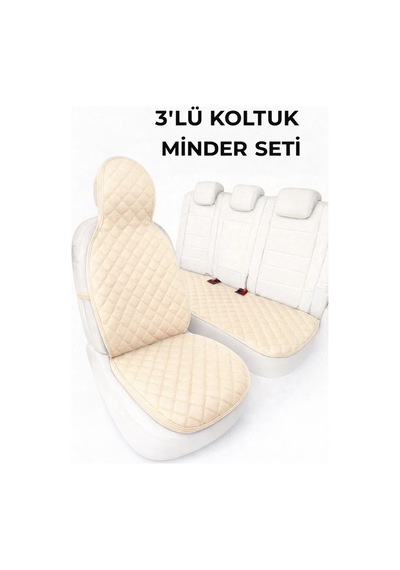 Oto Koltuk Minder Seti Terletmez Kolay Montaj Universal Koruyucu Kılıf Kumaş