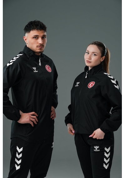 Hummel Line Milli Takım Yağmurluk Siyah