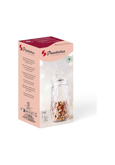 Paşabahçe Leafy Kavanoz 1100 Cc 2 Adet Çok Renkli