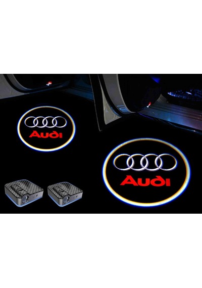 Audı Kapı Altı Logo Led Logo 2 Adet