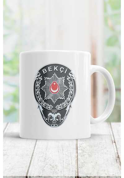 Bekçi Kupa Bardak Beyaz