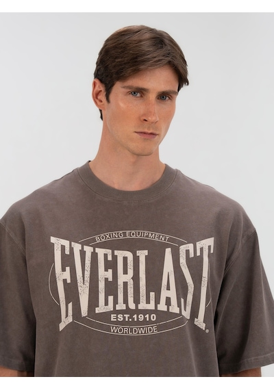 Everlast Authentic Boxing Oversize Koyu Vizon Erkek Tişört Koyu Vizon