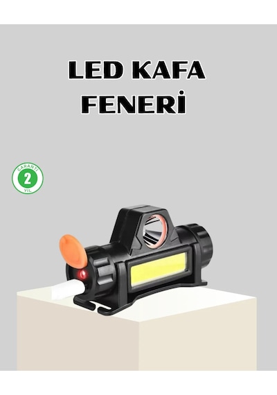 Kamp Ve Doğa İçin Şarjlı Led Baş Feneri Mıknatıslı, Su Geçirmez Diğer