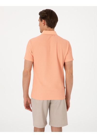 Pierre Cardin Erkek Somon Tişört 50310202-vr047 Somon