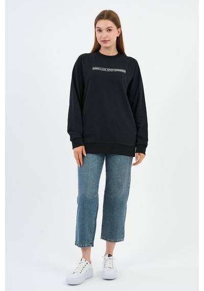 Alexander Gardi Baskılı Regular Fit Sweatshirt Unx-731-00-wn Siyah